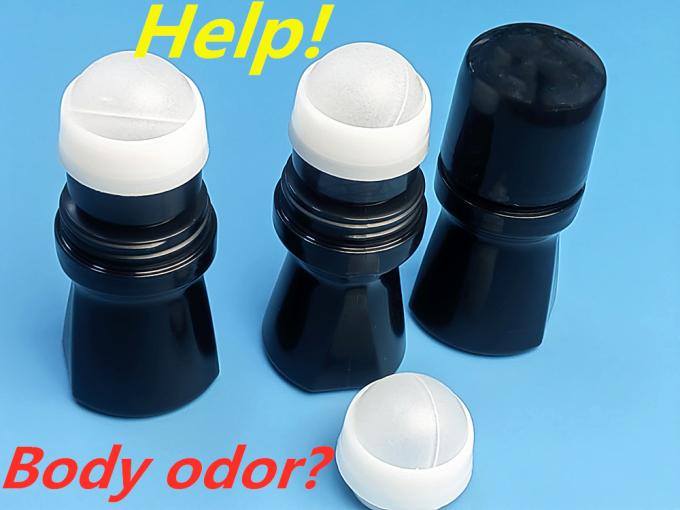 2oz 50ml 60ml HDPE Perfume Deodorant Containers Roller Ball Cosmetic Wholesale Cheap Plastic Roll on Bottle