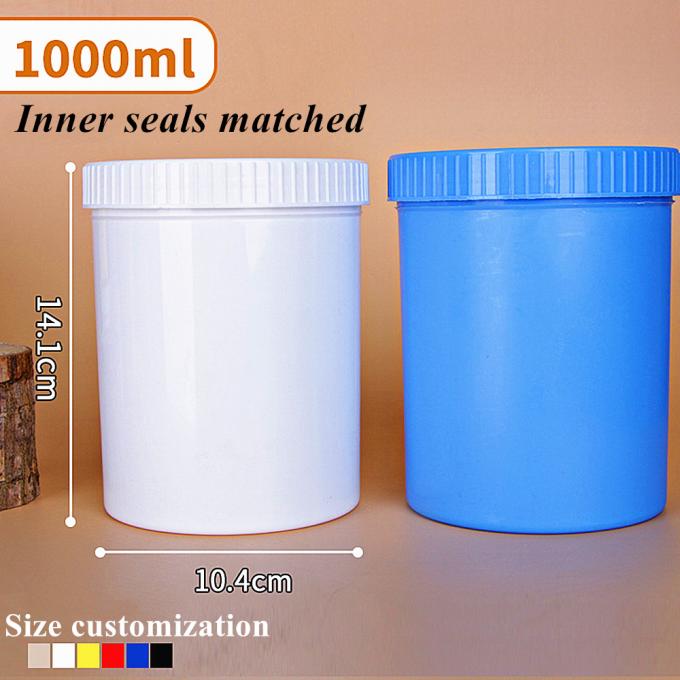 Customizable 150g 250g 500g 1000g Round Luxury Transparent Clear White Cosmetic Ointment Jar PP Plastic Cream Jar