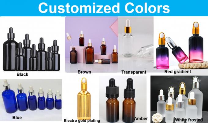 5ml 10ml 15ml 20ml Opal White Frosted Glass Dropper Bottle with Pipette for Essential Oil