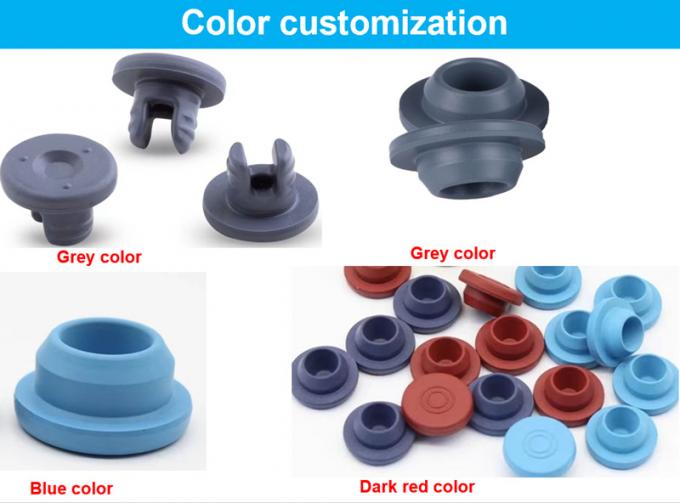 13mm 20mm Grey Sterile Butyl Medical Rubber Stopper for Vaccine Glass Injection Vials