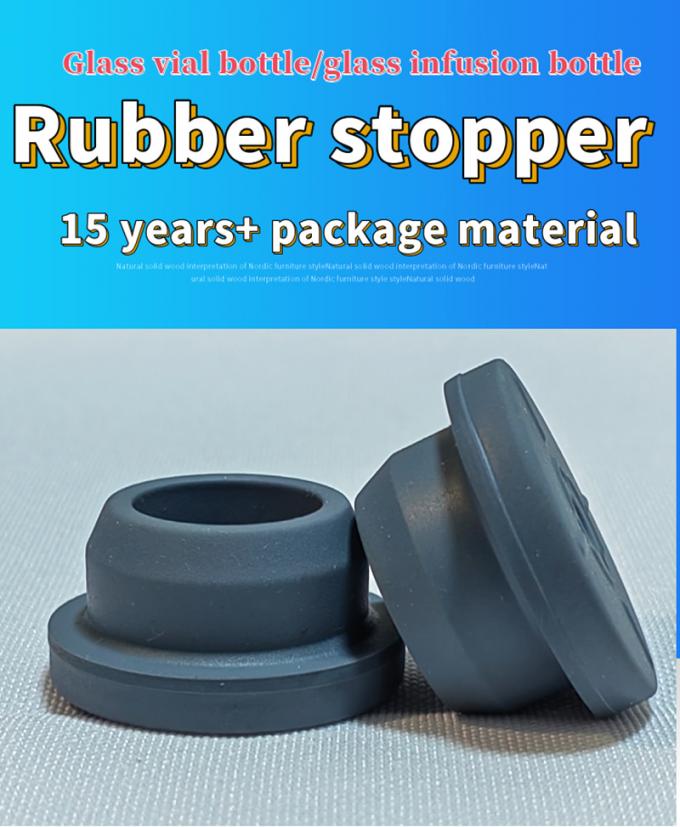 13mm 20mm Grey Butyl Pharmaceutical Rubber Stopper for Injectable Glass Vial