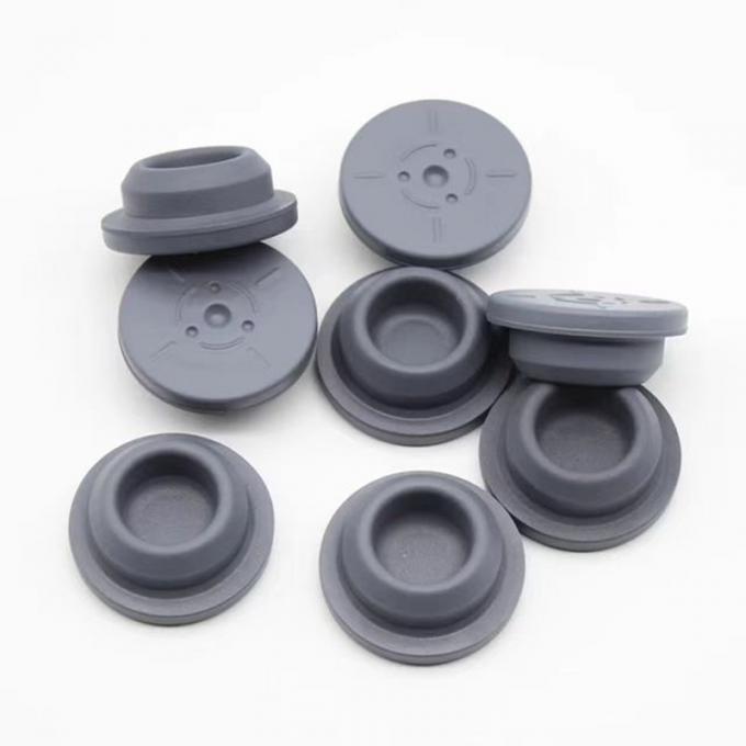 13mm 20mm Grey Butyl Pharmaceutical Rubber Stopper for Injectable Glass Vial