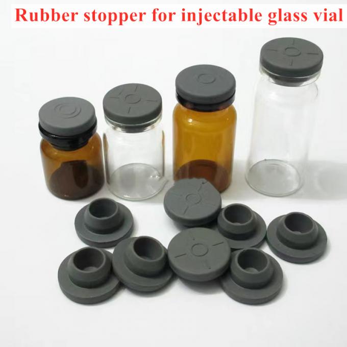 13mm 20mm 28mm Sterile Medical Brominated Rubber Stopper for Glass Injectable Antibiotic Bottle