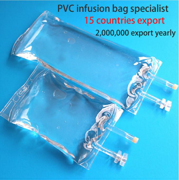 2000ml 3000ml Butterfly Dual Port Twist off Transfusion Disposable PVC Infusion Bag