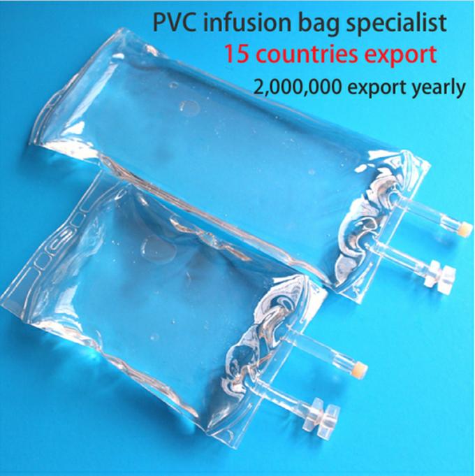 Empty Drip Fluid Empty IV Fluid Solution Bag Saline Sodium Chloride Drip Infusion Bag