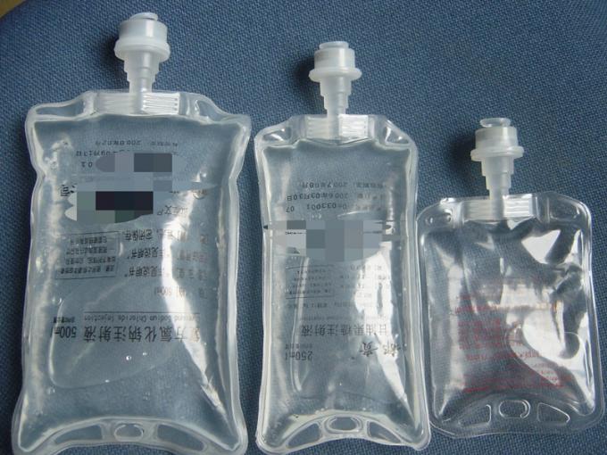 100ml 250ml 500ml Sodium Chloride Non PVC IV Bags Transparent Medical Non PVC Empty Infusion Bag