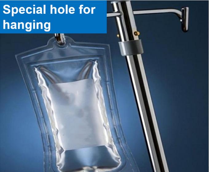 100ml 250ml 500ml Sodium Chloride Non PVC IV Bags Transparent Medical Non PVC Empty Infusion Bag