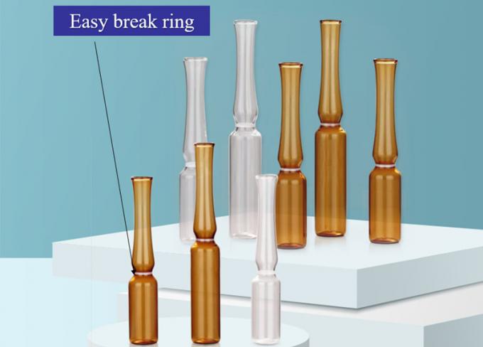 Wholesale Cheap 2022 Hot Sale ISO Standard 1ml 2ml 5ml 10ml Transparent Amber Glass Ampoule for Pharmaceutical Packaging