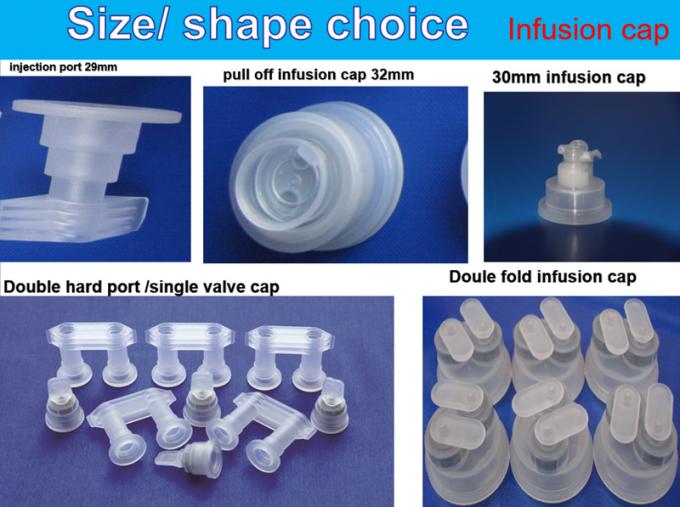 32mm PP Medical Infusion Bottle Infusion Bag Double Pull Ring Cap Euro Head Cap