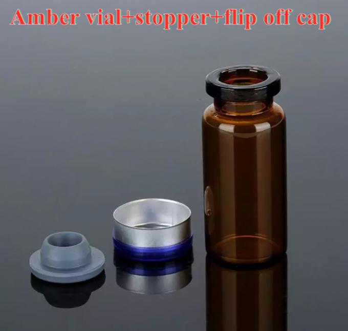 Hot Sale 5ml 7ml 10ml 20ml Medicine Borosicilate Tubular Glass Injection Vials with Aluminum Plastic Cap