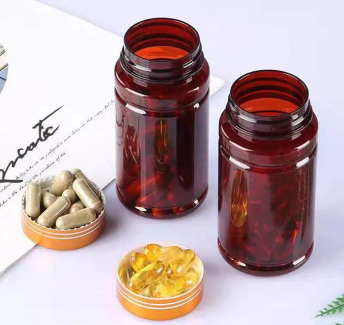 100cc 150cc Amber Clear Health Care Capsules Plastic Bottle for Capsule Vitamin Supplement Pill Storage Bottle