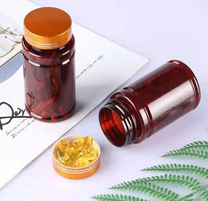 100ml 150ml Round Pet Plastic Capsule Pill Medicine Bottle with Screw Cap