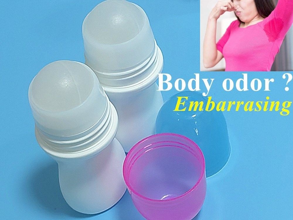 30ml 50ml50ml 60ml HDPE Plastic Roll on Bottles for Essential Oils with PP Roller Balls body odor Roller ball Container