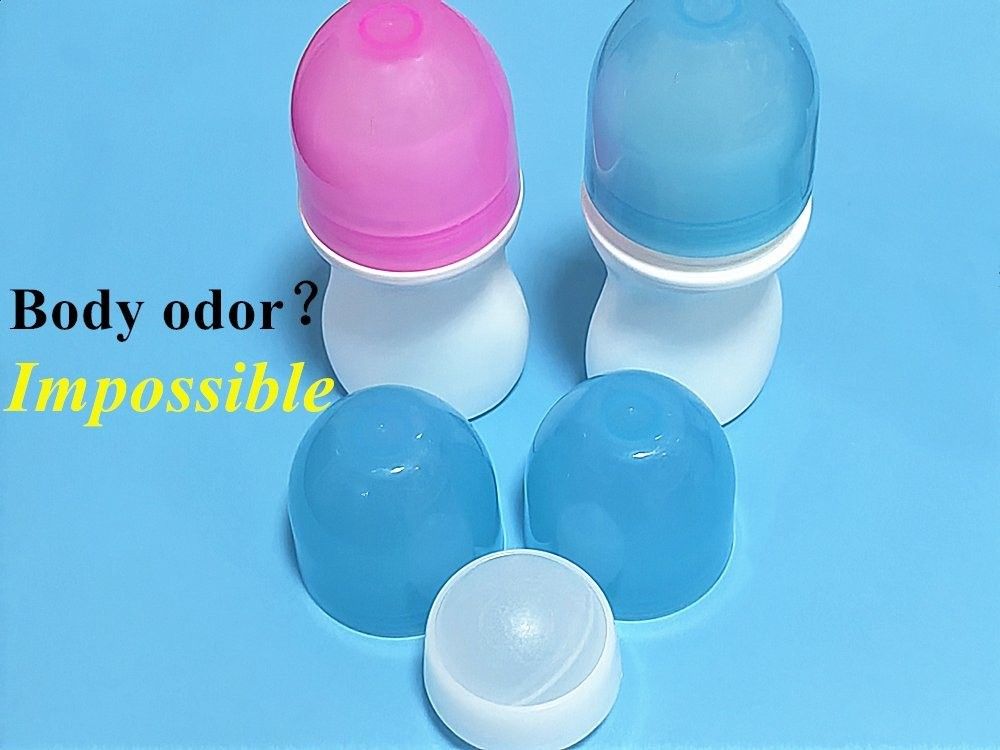 30ml 50ml 60ml White Plastic Roller Bottle HDPE Roll-on Deodorant Bottle Empty Refillable Portable Travel roll on bottle