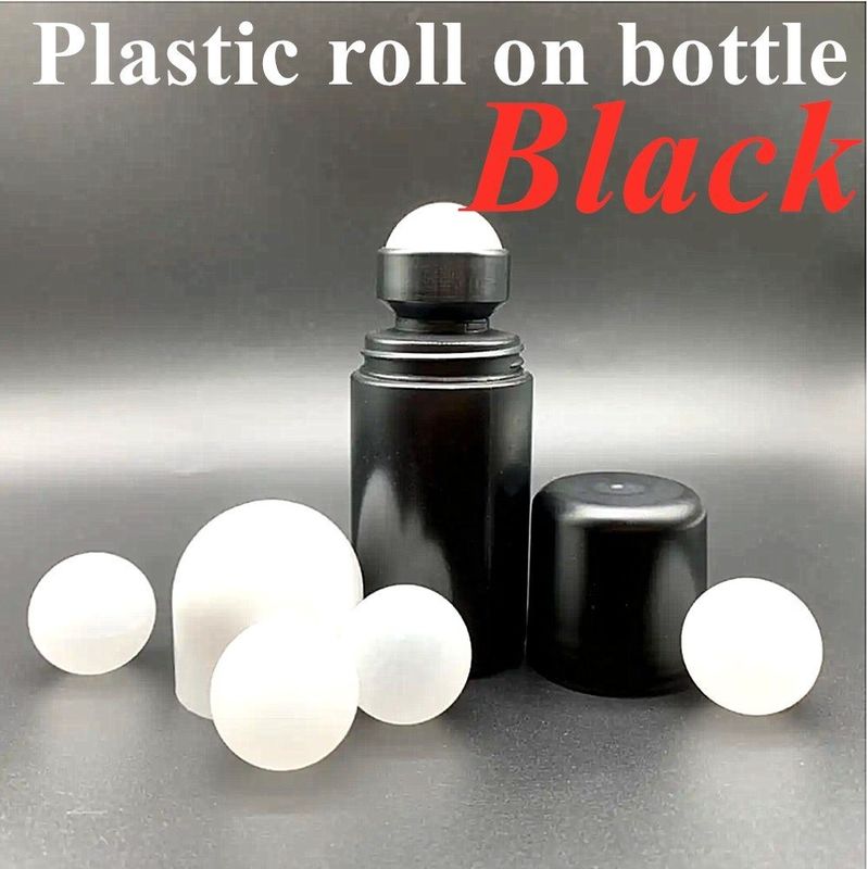30ml 50ml 60ml White Plastic Roller Bottle HDPE Roll-on Deodorant Bottle Empty Refillable Portable Travel roll on bottle