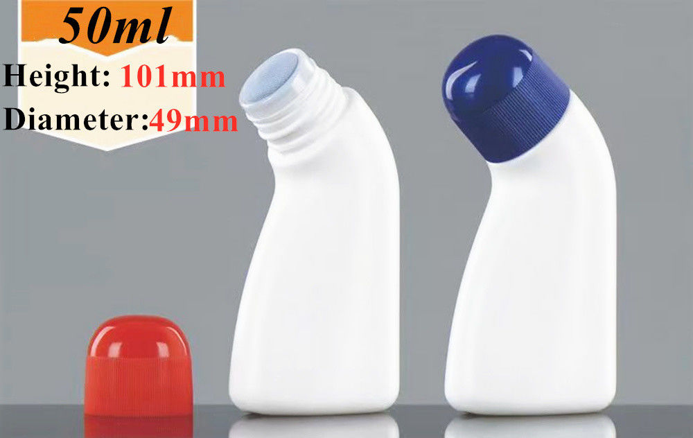 30ml 50ml HDPE sunscreen body care empty essential oil Plastic Deodorant Bottle with Roller Ball for Body Odor
