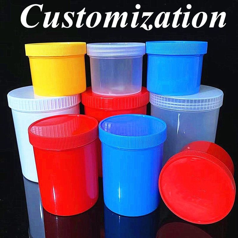 250ml 500ml 950ml Cosmetic Face Cream Jar Eye hair body Cream jar empty cream container PP Plastic Cosmetic Jar
