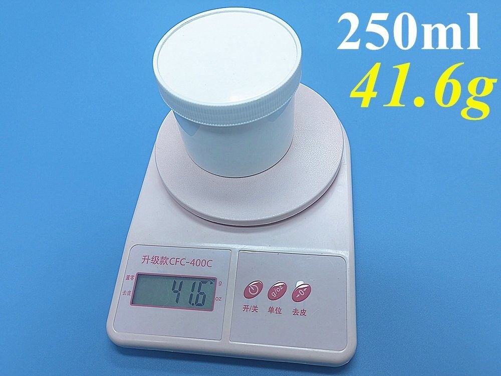 250ml 500ml 950ml Factory Custom Empty PP Plastic Skin Care Cream Jar Face Body Cream Container Ointment face cream jar