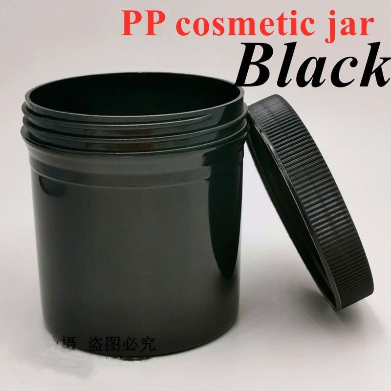 250ml 8oz 500ml 950ml 1000ml PP Plastic Cosmetics Clear Translucent White Pot plastic ointment Cream Jar with Screw Cap