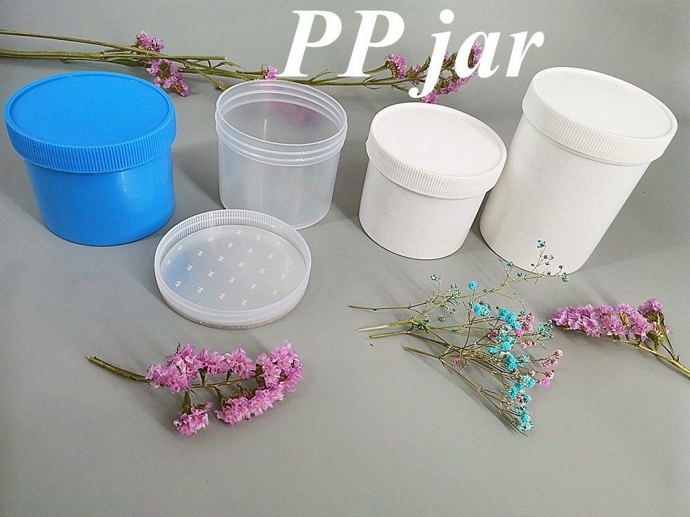 150g 250g 500g White Clear Translucent Black Red Blue Round Wide Mouth PP Cosmetic Unique Luxury Plastic cream jar