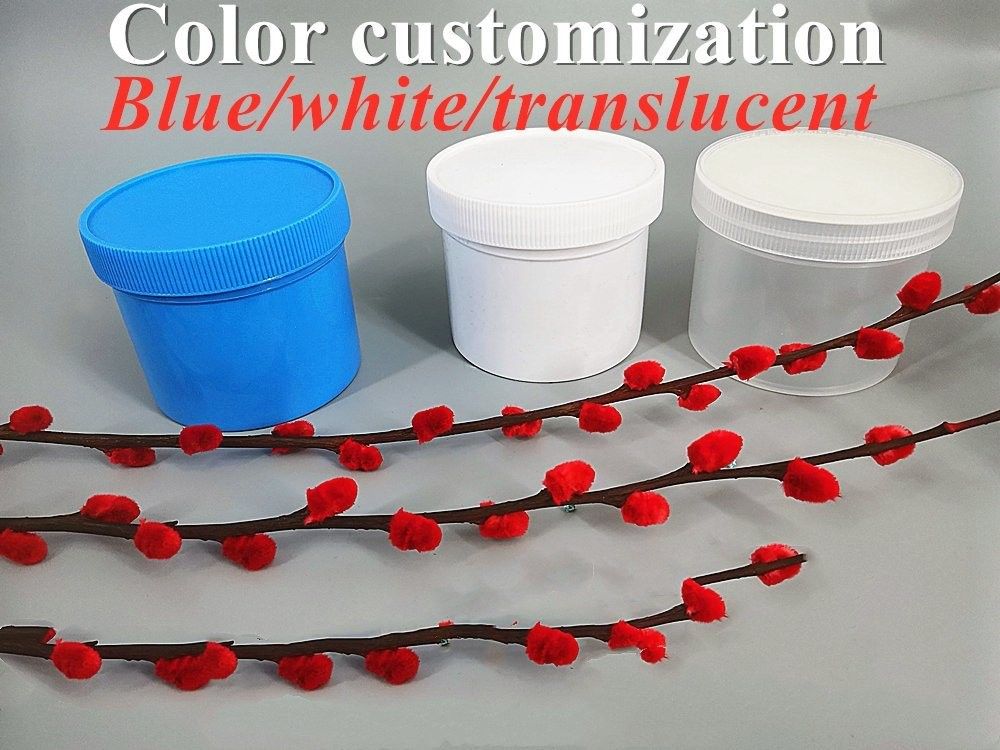 Blue White Translucent Black Red Wide Mouth Face Cream PP Cosmetic Jar Plastic Jar for Cream ointment body lotion use