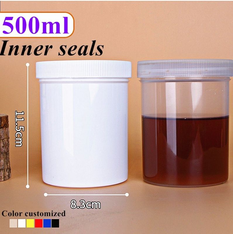 Blue White Translucent Black Red Wide Mouth Face Cream PP Cosmetic Jar Plastic Jar for Cream ointment body lotion use