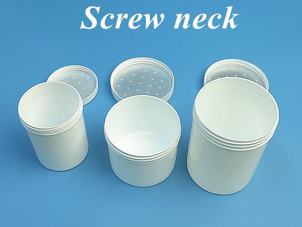PP Plastic Cream Jar empty face cream container 250g 500g Empty Cosmetic Jar Lip Scrub Container Hair PP cosmetic Jar