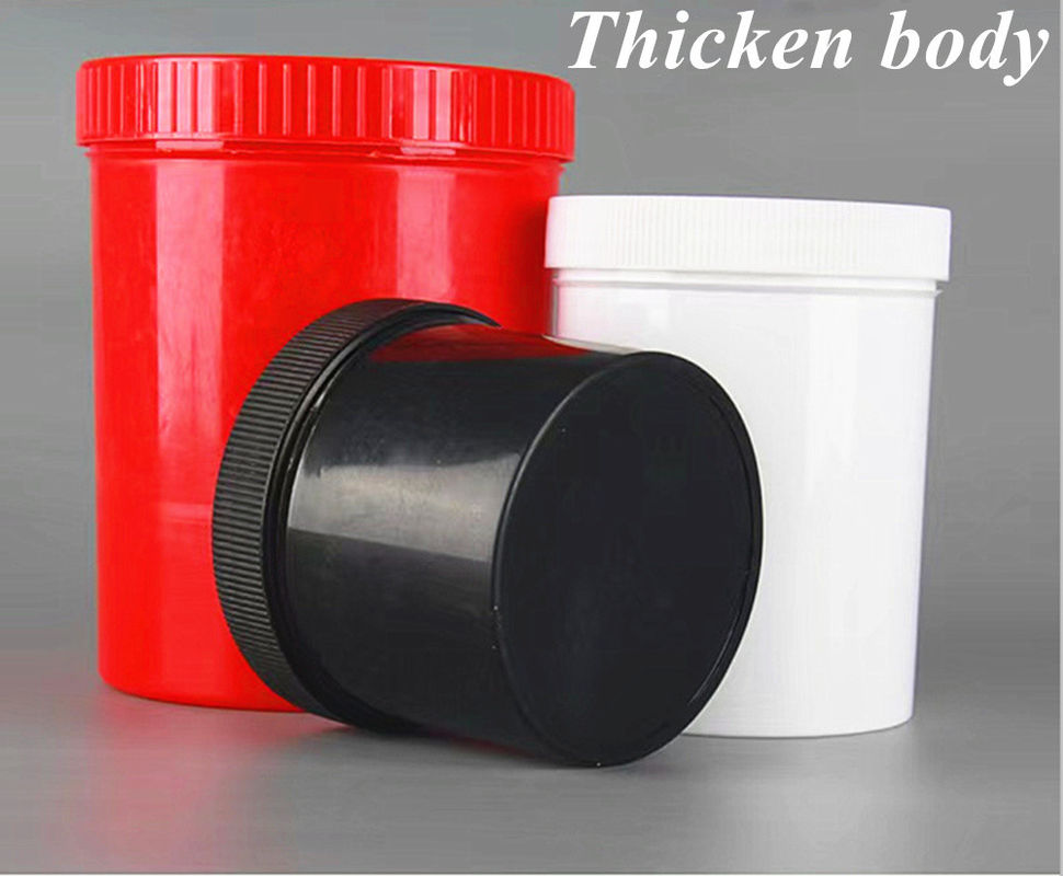 150ml 250ml 500ml 1000ml Mud Mask PP Empty Lotion Cream Plastic Jar Cosmetic Cream Food Container White cosmetic jar