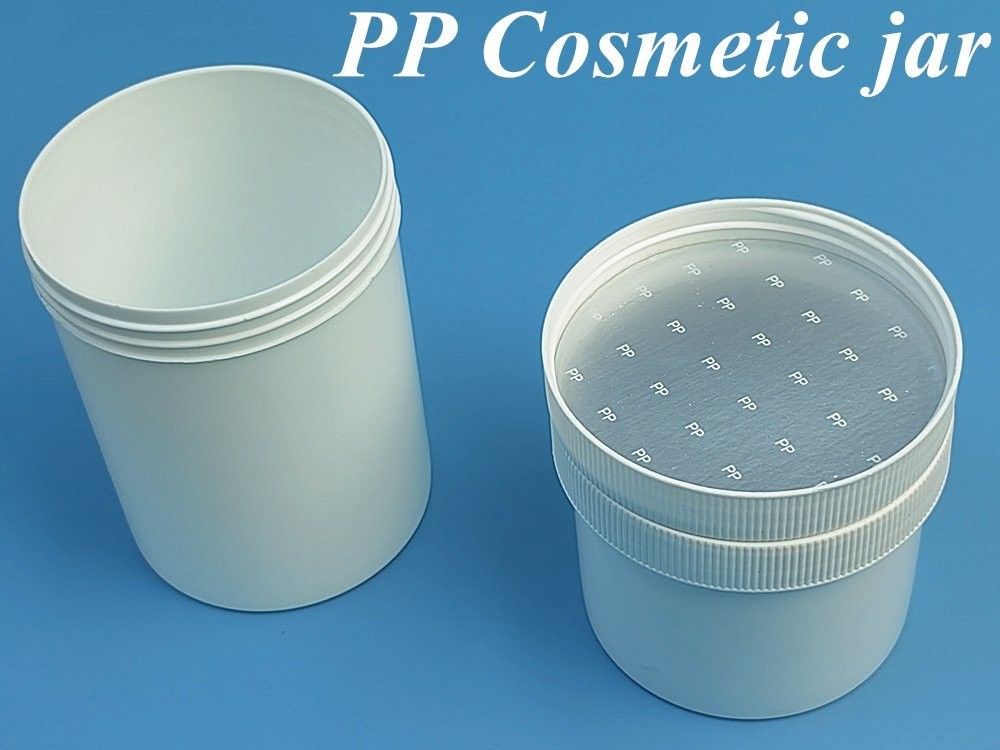 150ml 250ml 500ml 1000ml Empty Container Food Can PP Plastic cosmetic cream ointment Jar with Easy Open Lid Scew cap