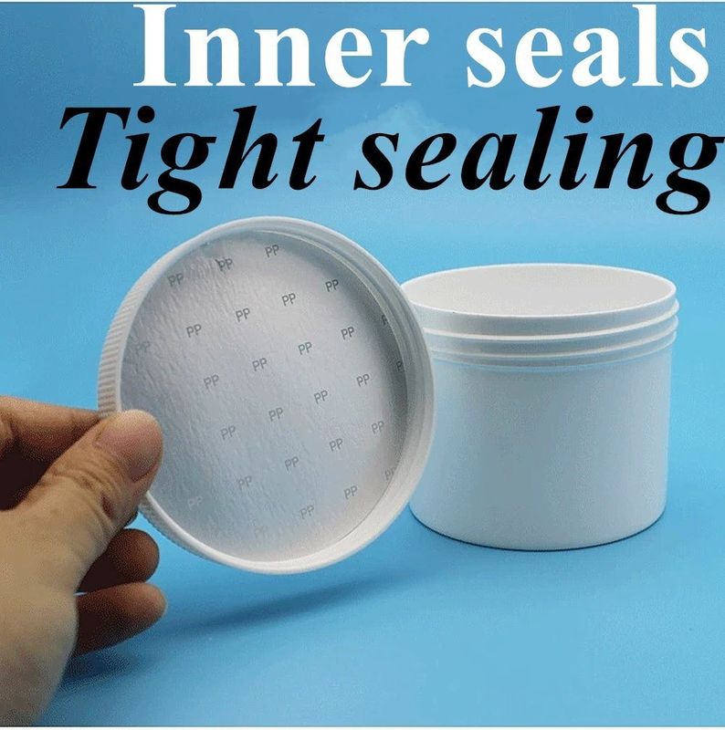 150ml 250ml 500ml Cosmetic Cream Plastic Container pp cosmetics packaging cream jar with plastic PP screw Cap