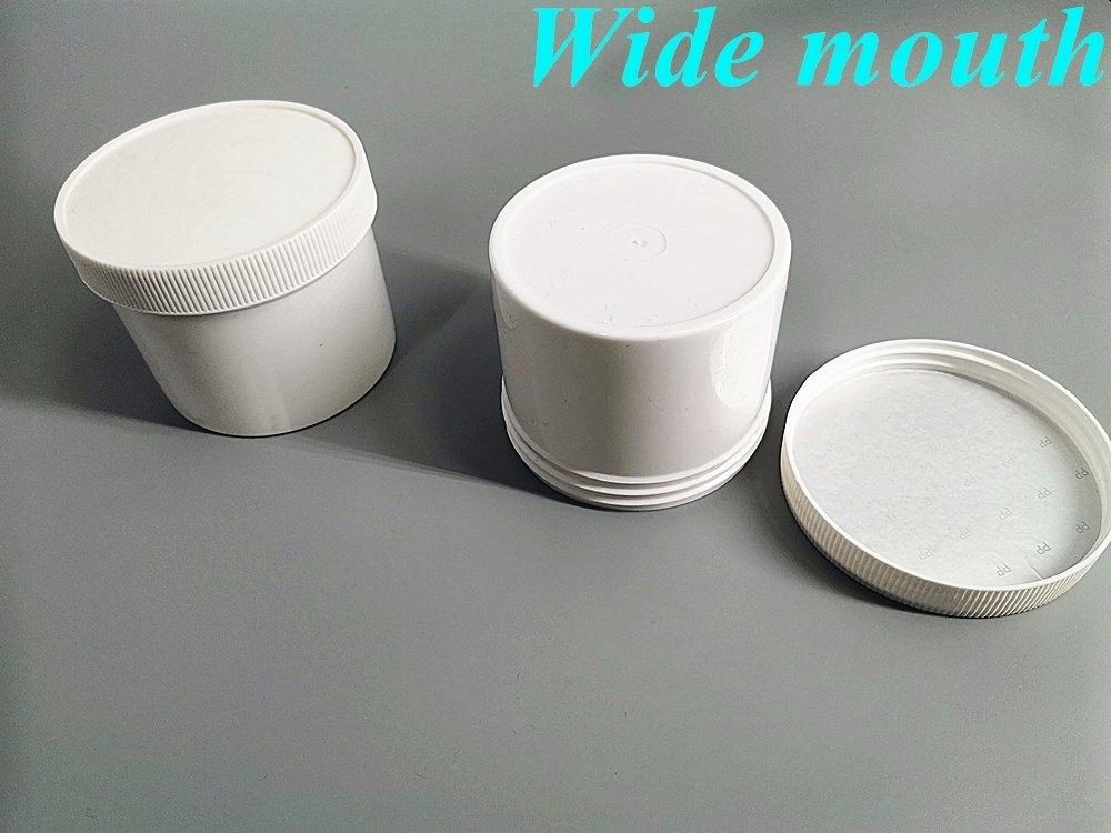 100g 250g 500g Double Wall White Black Blue PP Cream Jar with Screw Cap Face Cream Cleanser Lip foot PP cosmetic jar