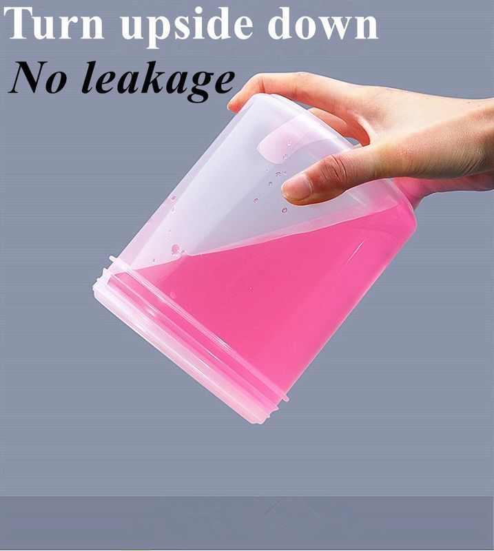 Clear Translucent Wide Mouth 250ml 500ml PP Plastic Cosmetic Jar Cosmetic Packaging Hair Wax Body Scrub cosmetic jar