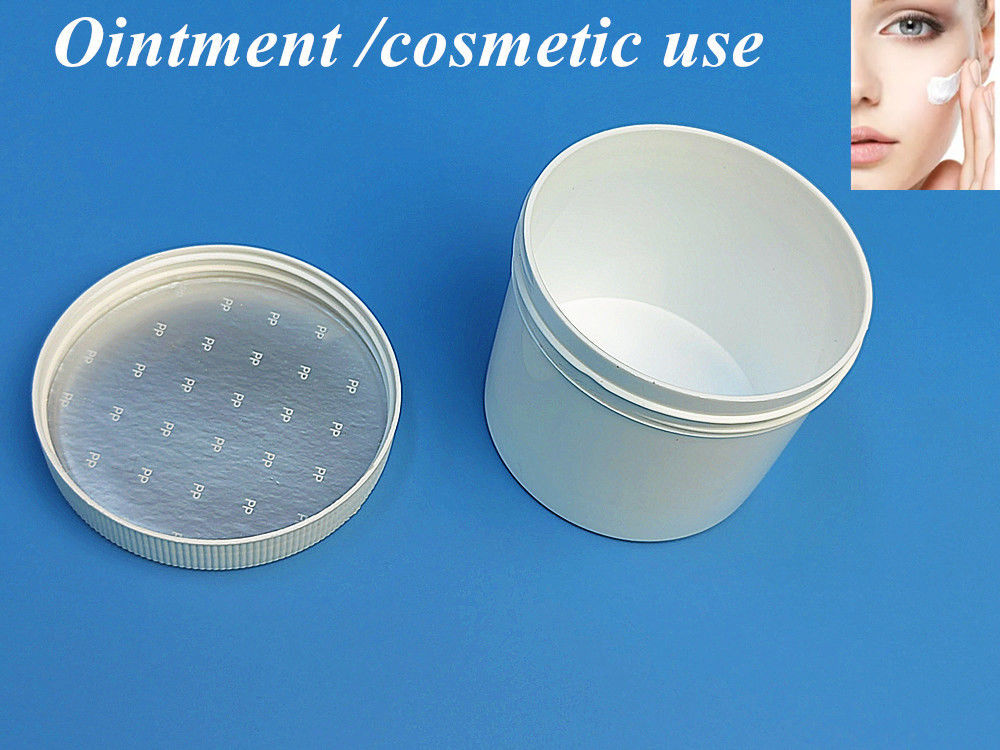 Luxury 150g 250g 500g 1000ml Empty White Black Blue Cosmetic Face Body Lotion Clear Translucent PP Plastic cream jar