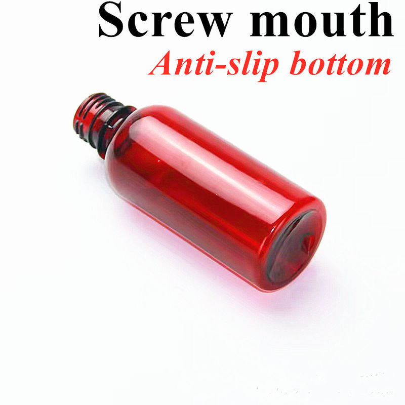 3oz 4oz 5oz Empty Round Plastic Syrup Bottle Medicine use Pet Medical Package Cough Syrup Bottle with screw cap