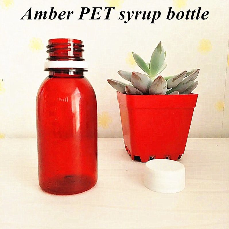 100ml 120ml 150ml Medicine Plastic Bottle Pet Cough syrup Bottle Plastic Cough Syrup Liquid Round Bottle with Screw Cap