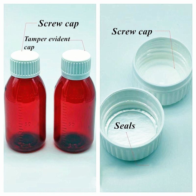 3oz 4oz 5oz Pet Empty Cough Syrup bottle oral Liquid suspension powder Plastic Bottle with Tamper Proof Cap