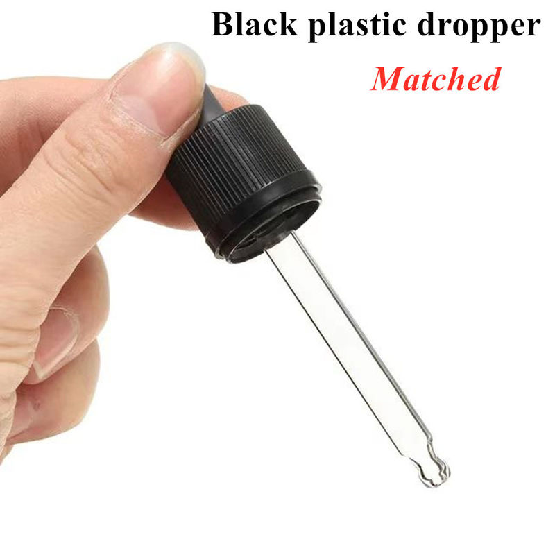 1oz 2oz 5ml 10ml 15ml 20ml 30ml 50ml Empty Essential Oil skincare serum face hand use White Frosted Glass Dropper Bottl