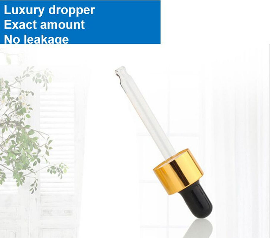 Matte Matte White 20ml 30ml Glass Dropper Bottle Glass Serum Essential oil bottle with Black Dropper Cap