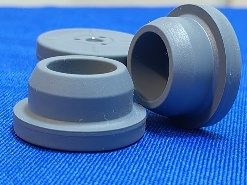 13mm 20mm 28mm grey color Glass Injection Vials Use Lyophilized Powder vial Pharmaceutical Butyl Rubber Stopper