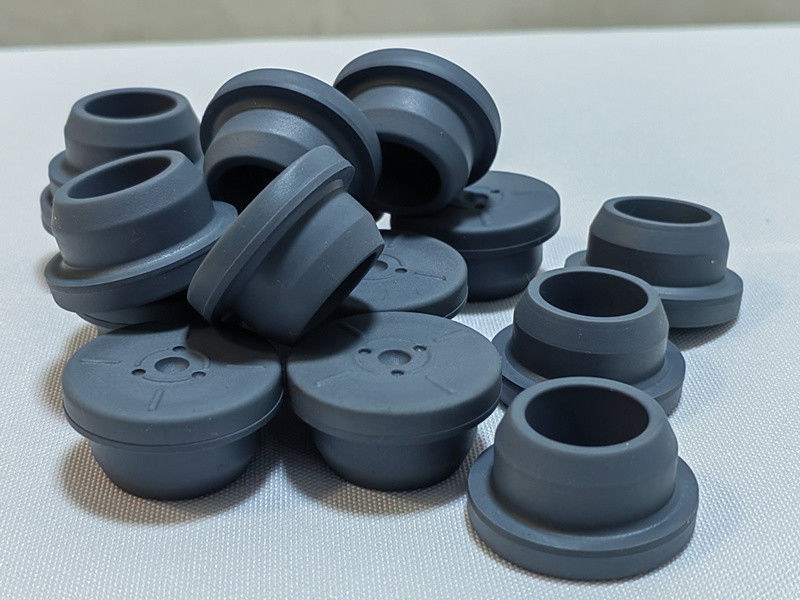 13mm 20mm 28mm grey color Glass Injection Vials Use Lyophilized Powder vial Pharmaceutical Butyl Rubber Stopper