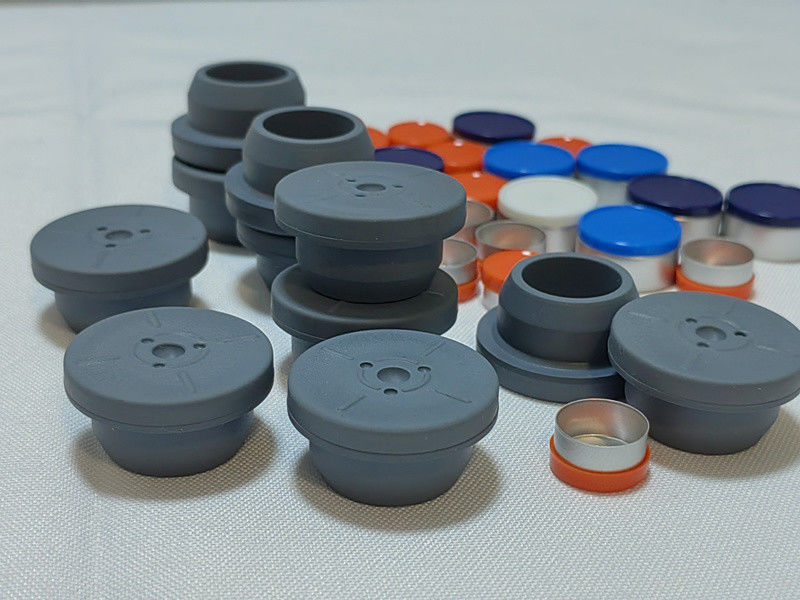 13mm 20mm 28mm grey color Glass Injection Vials Use Lyophilized Powder vial Pharmaceutical Butyl Rubber Stopper