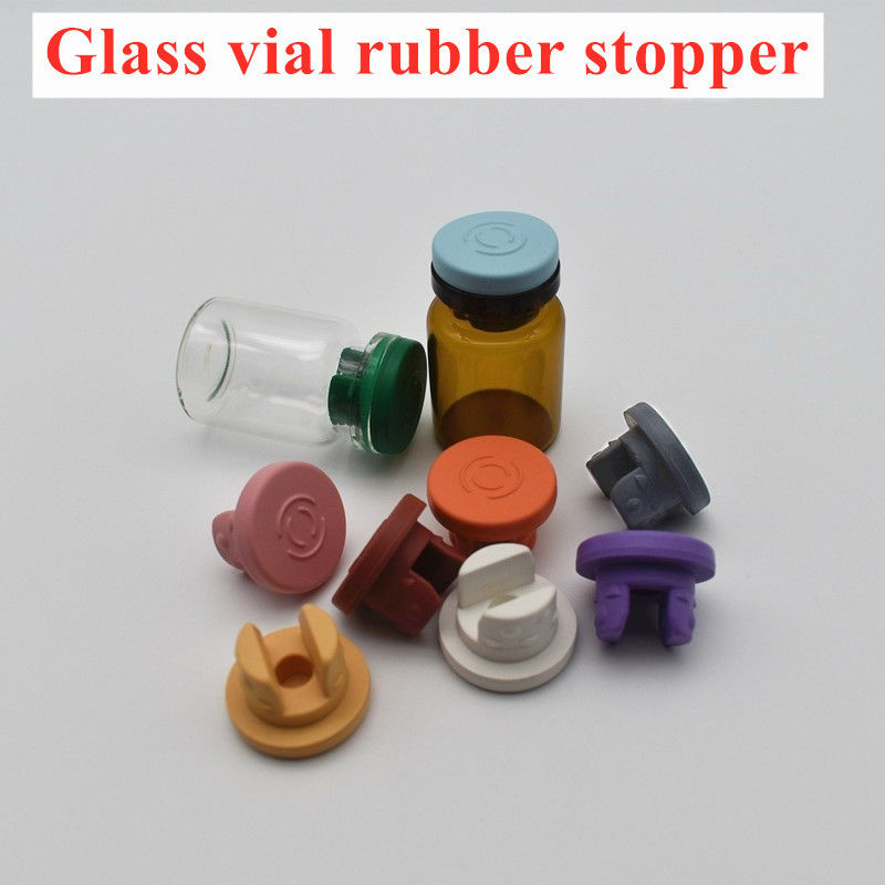 13mm 20mm Medical Grade Silicon Brominated Butyl  Butyle Rubber Stopper for Lyophilized Glass Vial Bottle