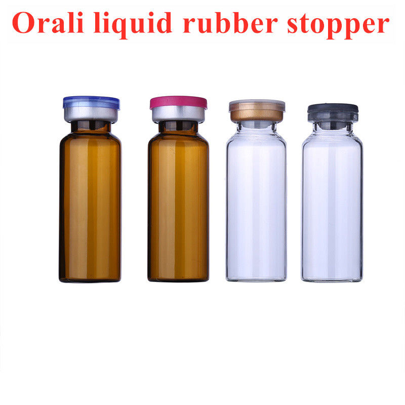 13mm 20mm 32mm Medical Use Blue Grey Lyophilization Butyl Rubber Stoppers for glass vial Glass Infusion Bottle