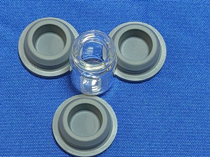 13mm 20mm 32mm Halogenated Lyophilization Medical Butyl Rubber Stopper for Glass Injection Antibiotic Bottle