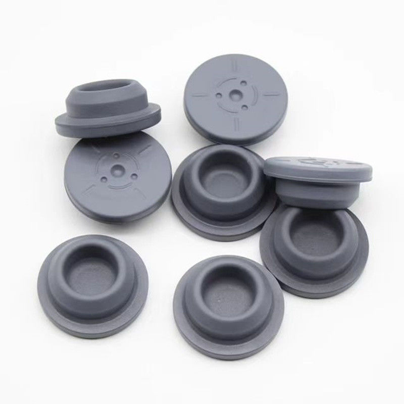 13mm 20mm 32mm Halogenated Lyophilization Medical Butyl Rubber Stopper for Glass Injection Antibiotic Bottle