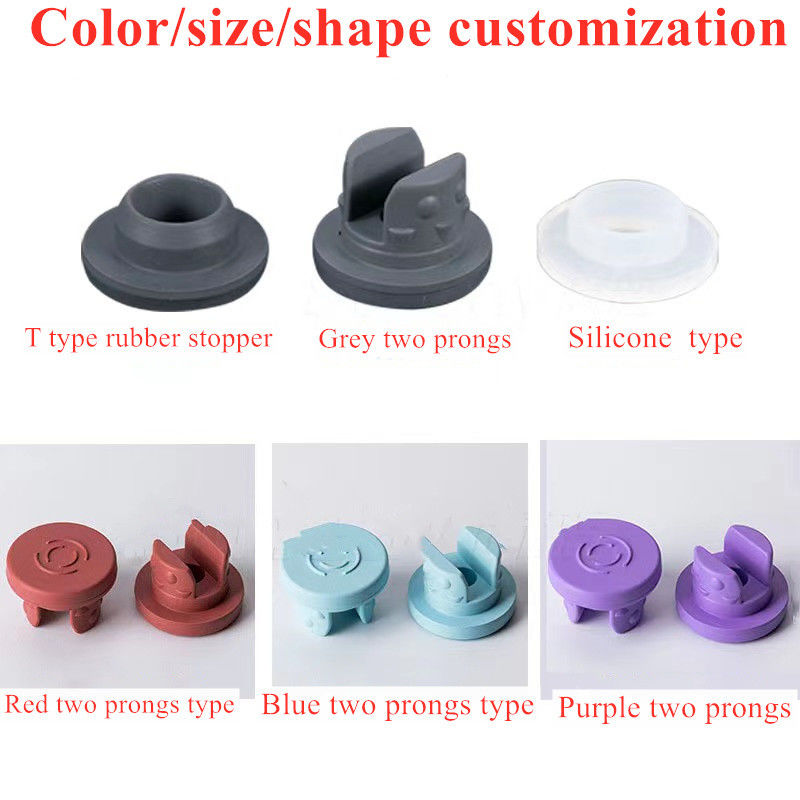 13mm 32mm rubber plug Grey Butyl Medical Rubber Stopper for  Injection Glass Vials Glass Infusion Bottle Use
