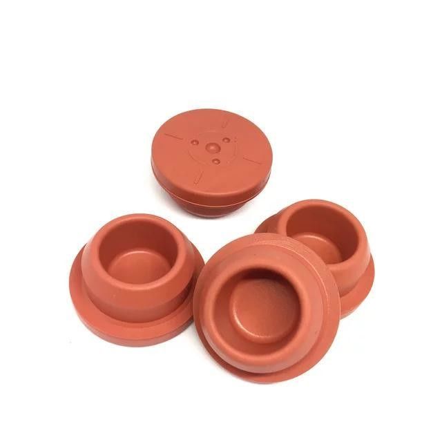 13mm 20mm 32mm Medical Grey Lyophilization Butyl Rubber Stopper for glass Injection Vials infusion bottle