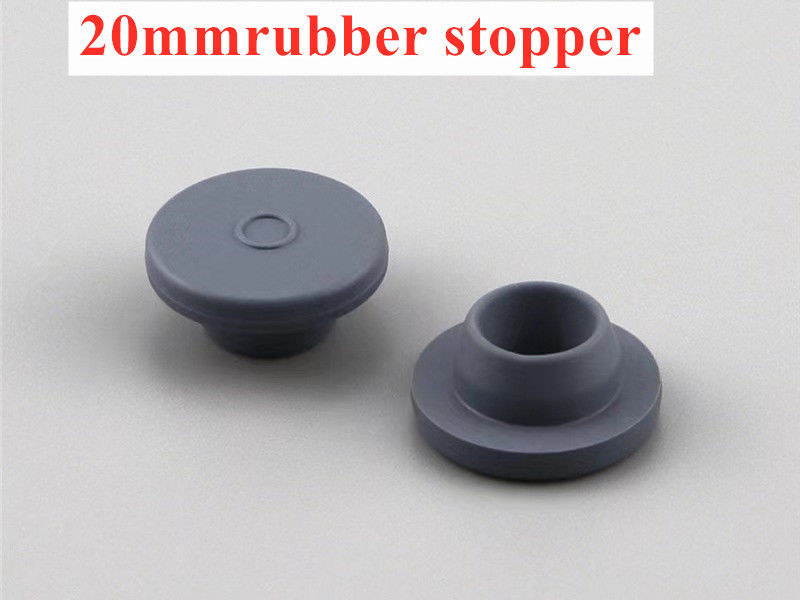 20mm 23mm medical vial bottle closures Medical Butyl Rubber Stoppers for Pharmaceutical Lyophilization Glass Vials