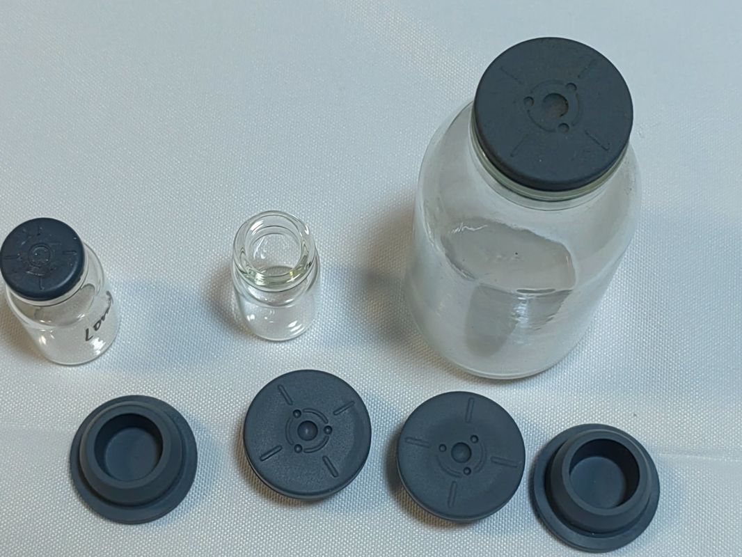 20mm 23mm medical vial bottle closures Medical Butyl Rubber Stoppers for Pharmaceutical Lyophilization Glass Vials