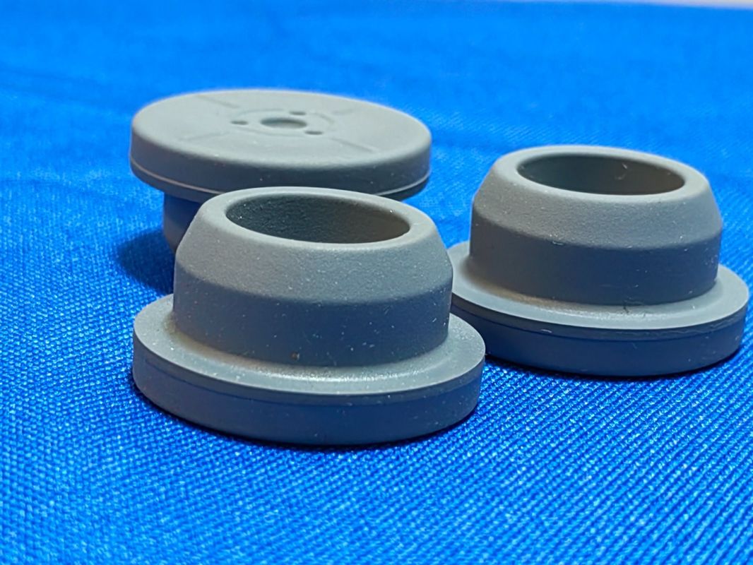 13mm 20mm 28mm 32mm Pharmaceutical Package Wash-Free Sterile medical Butyl Rubber Stopper for Glass Vial Injectable